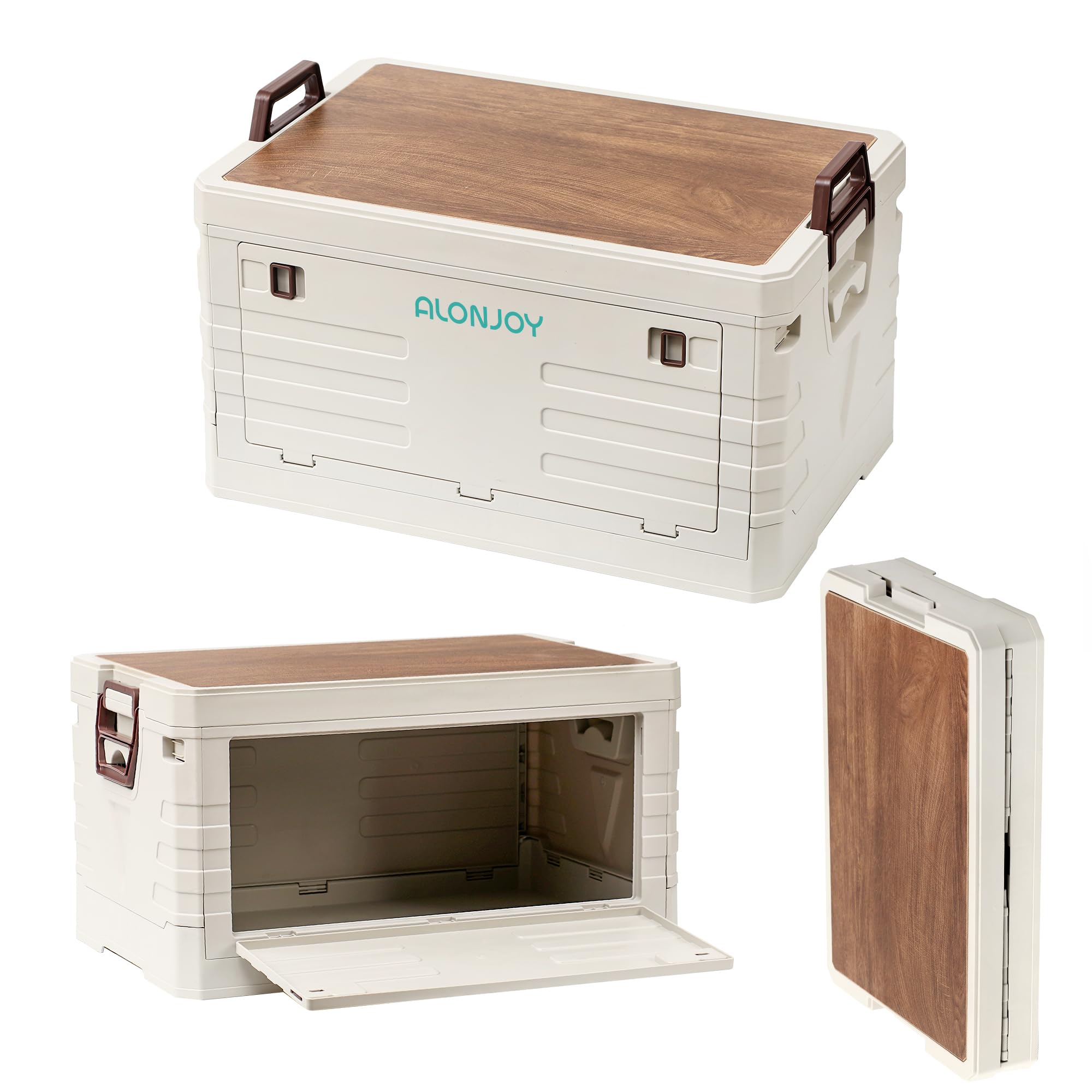 Amazon｜ALONJOY 折りたたみ コンテナボックス 車用収納ボックス 53L 1