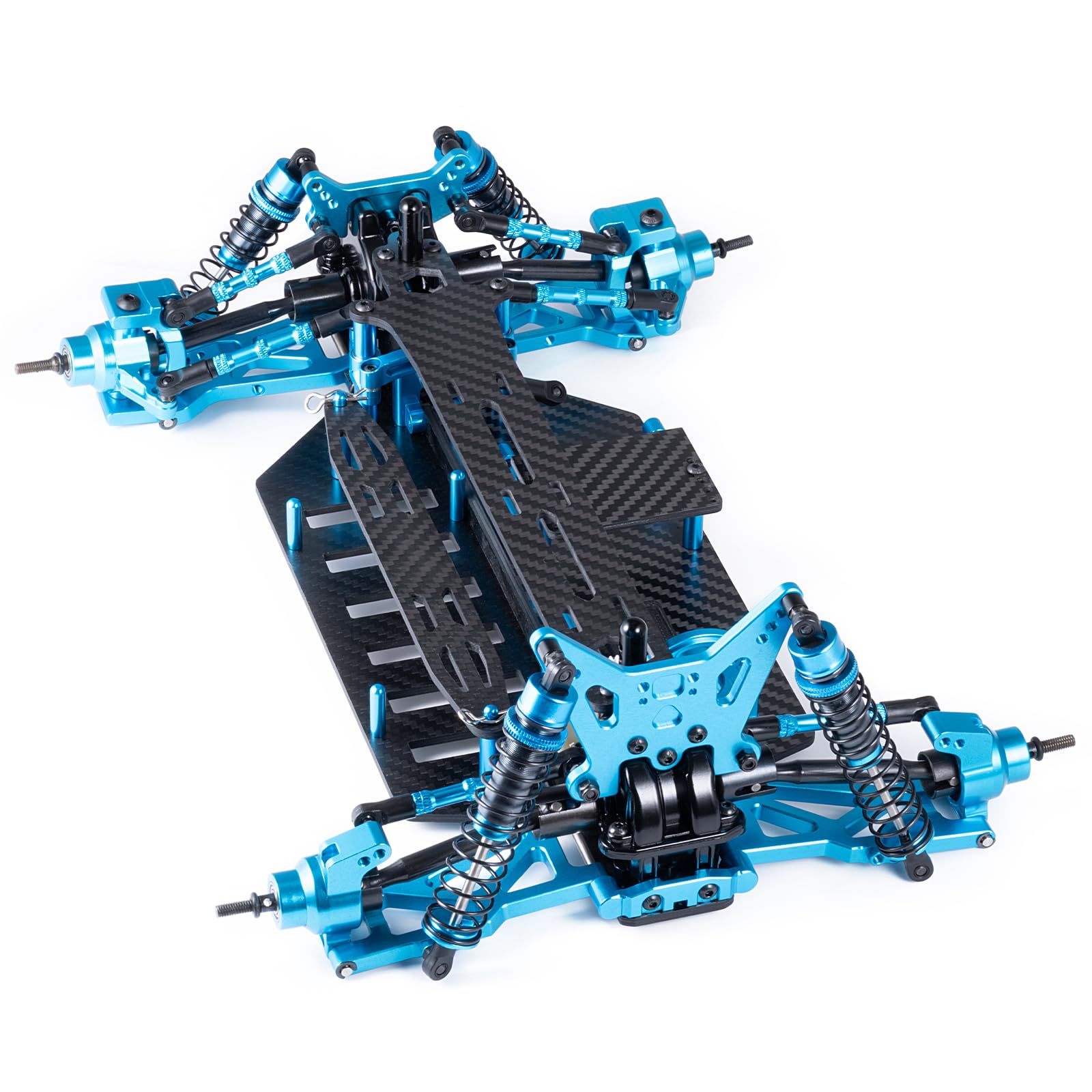 Amazon.com: MORFUM 1/10 CNC Metal Alloy & Carbon Fiber Chassis