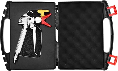 Pistola pulverizadora sin aire de alta presión, 3600 PSI, con giro de 517 puntas, para piezas y accesorios de pulverizador de bomba, compatible con