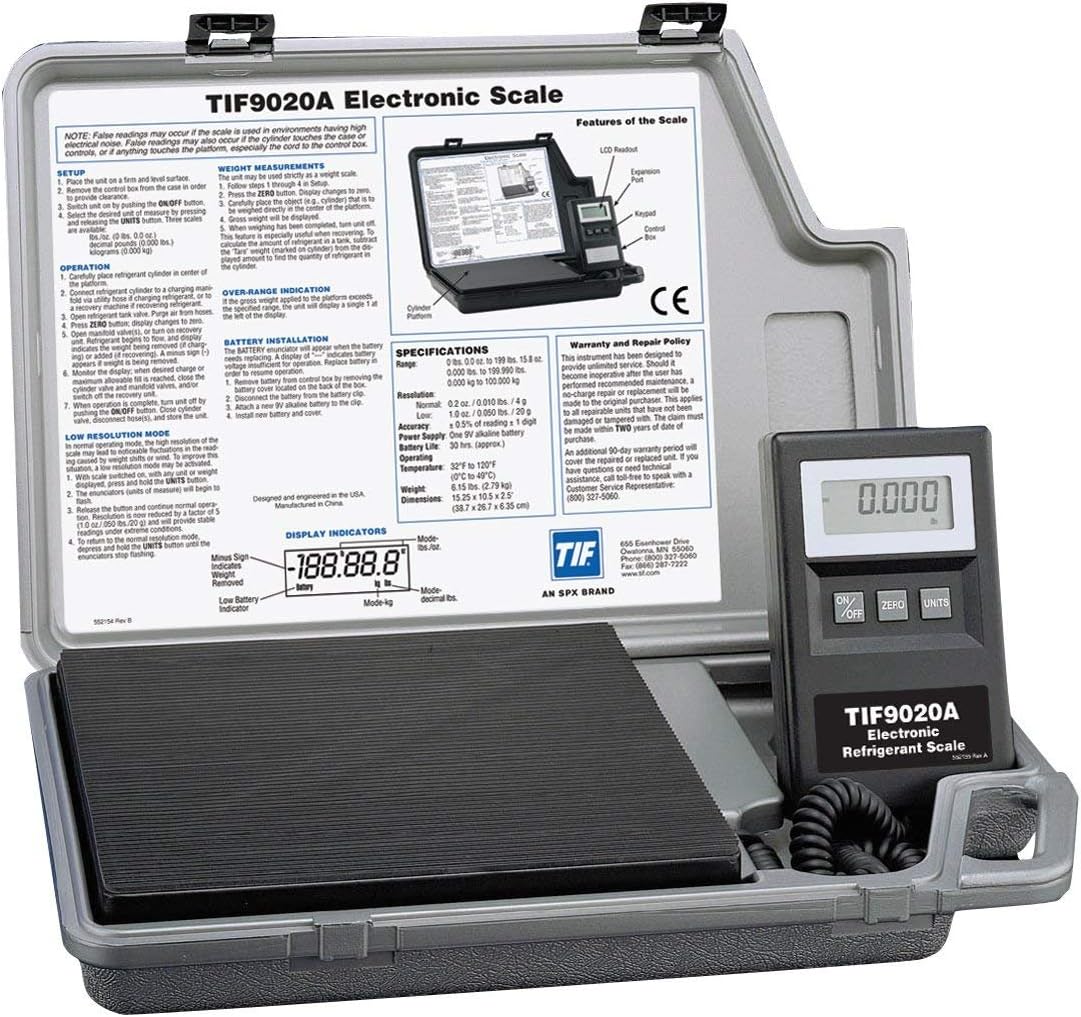 Robinair TIF9020A Electronic Refrigerant Scale