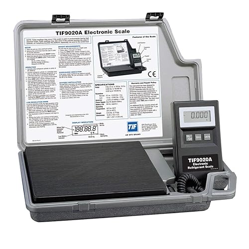 Robinair Báscula electrónica de refrigerante TIF9020A