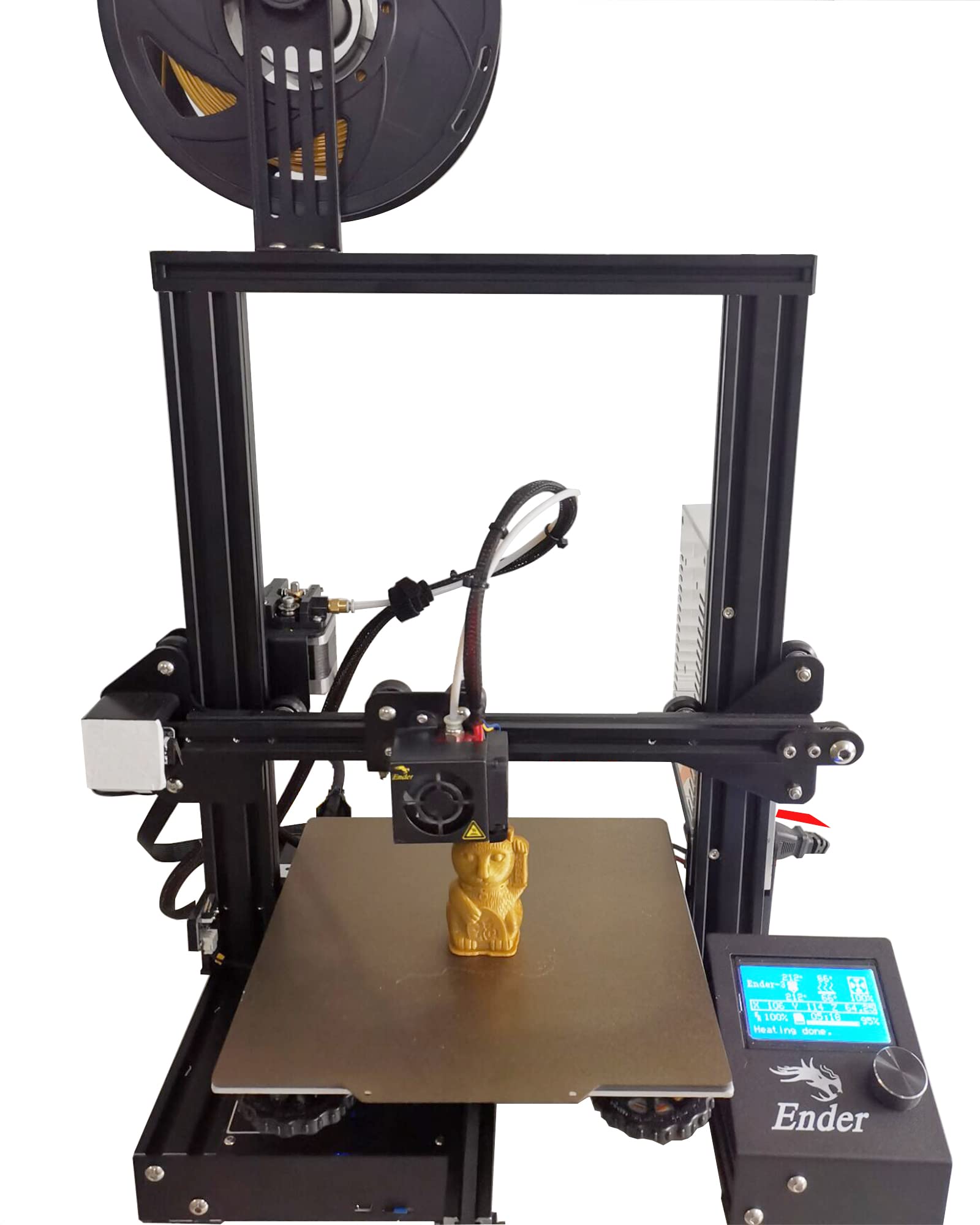 Perfil de aluminio extrusión carril lineal 2020 V negro estándar europeo 700 mm para impresoras 3D CNC