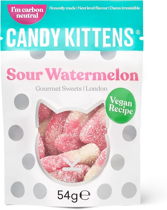 Candy Kittens Sour Watermelon Gourmet Sweets, 54G Pack of 1 Buy