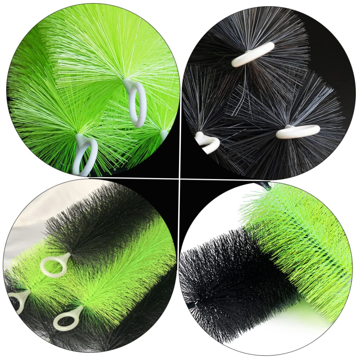 Toyvian 6piezas Cepillos De Limpieza para Pecera y Sifón De Material y Inoxidable y Multifuncional para Hatching y De