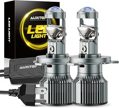 AUXITO 9003 LED Bulb, 80000LM Brightness 6500K White, Plug-N-Play, 60000+ Hour Lifespan, Canbus Ready, 99% Compatibility, 2PCS