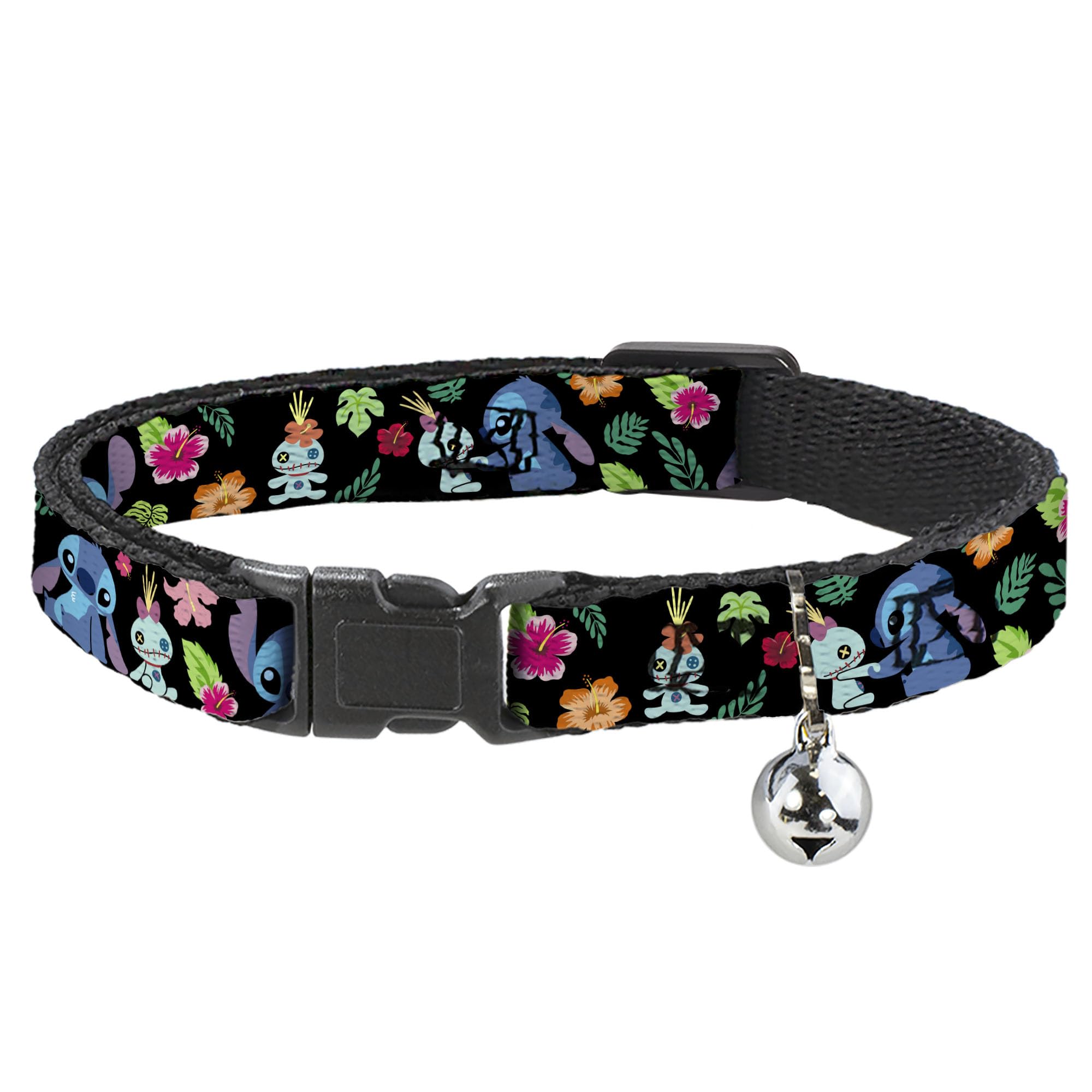 Collar de Gato con Campana Disney Breakaway Ajustable Flora Tropical 8.5-12"