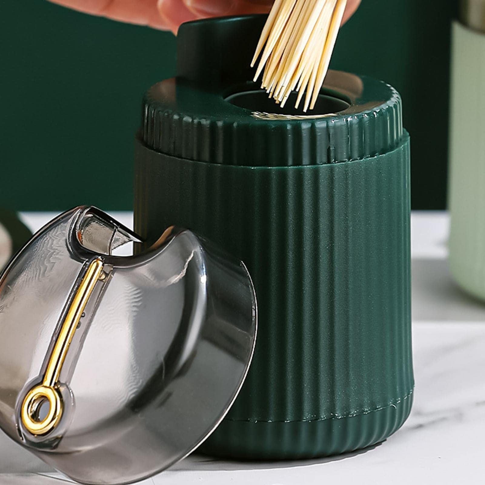 Toyvian 3 Pièces Distributeur De Cure-Dents Automatique PP