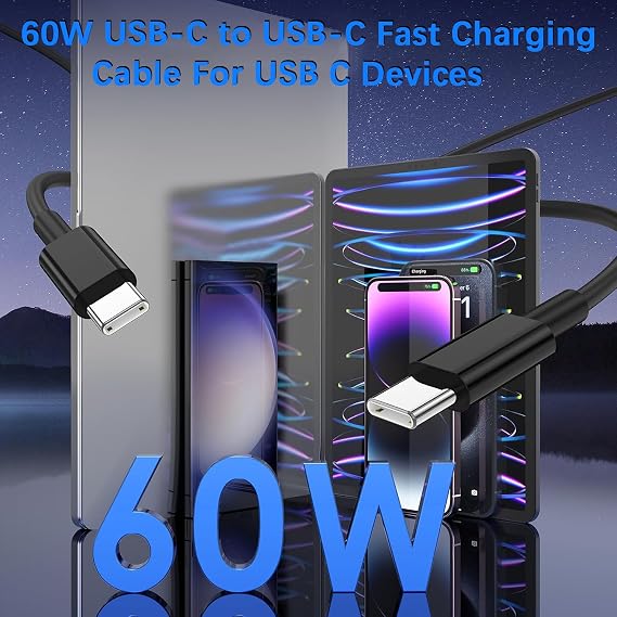 iPhone Charger Fast Charging,2Pack 45W USB C Charger Block Power Adapter&10FT Type C USB C to C Cable Cord for iPhone 17 Pro Max/17 Air/17 Pro/17/16e/16 Plus/15Pro Max,iPad Pro/Mini/Air,Galaxy S26