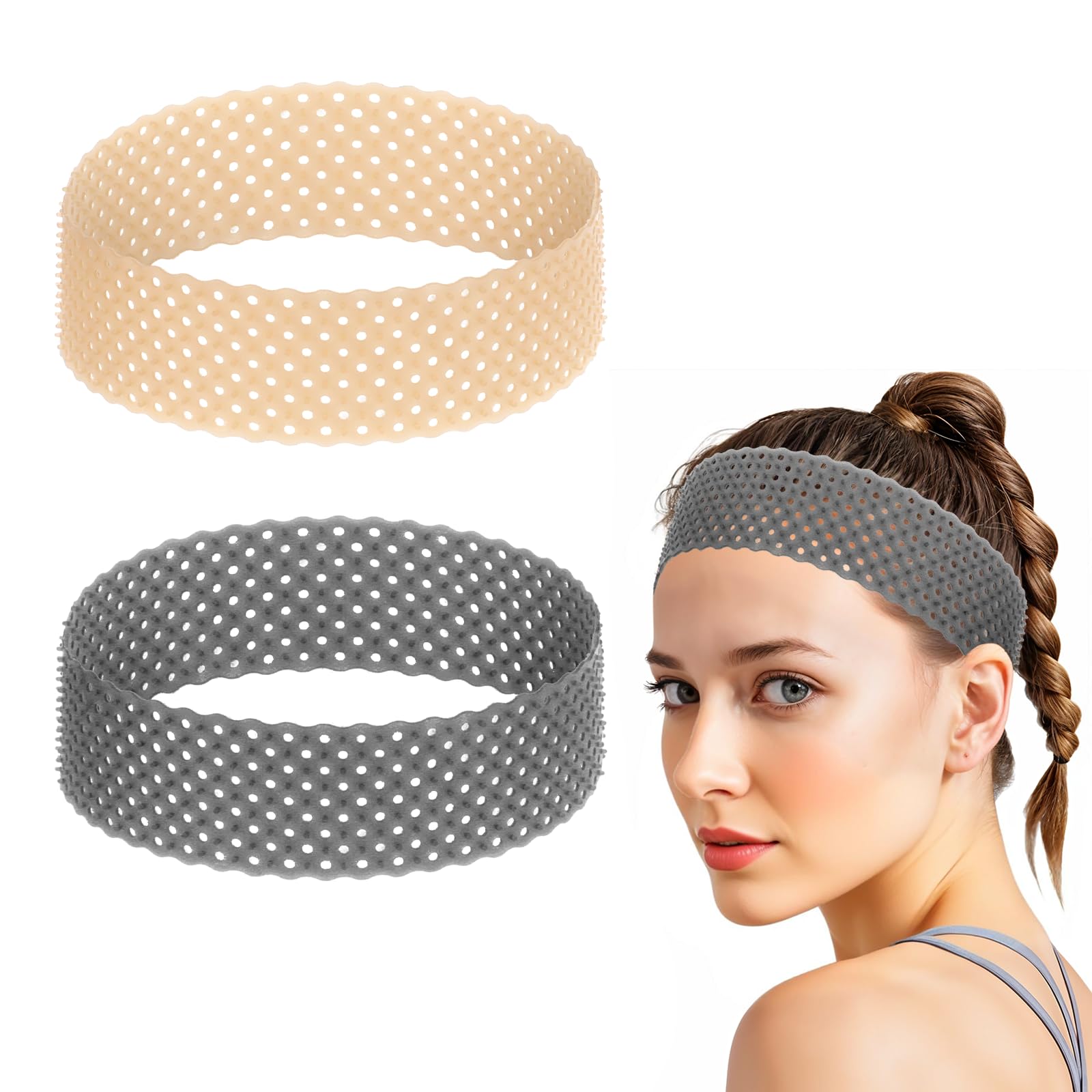 1Pc Siliconen Pruik Grip Band Antislip Verstelbare Fix Elastische Haarband kopen vanaf een prijs van 1.82