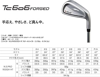 Amazon.co.jp: FOURTEEN(フォーティーン) TC606 FORGED アイアン