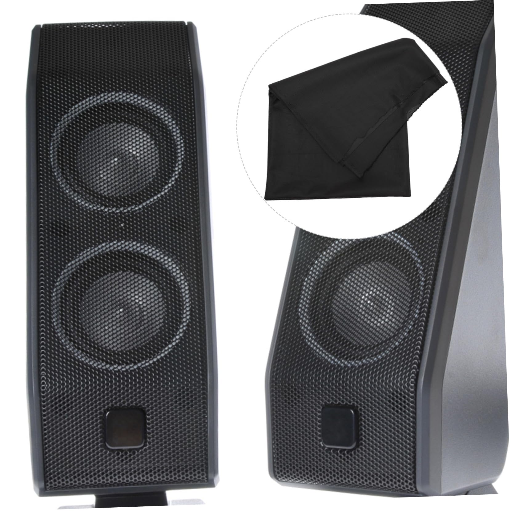 BELLIFFY Speaker Covers Mesh Fabric Acoustic Speaker Cloth Protective Grill Netting