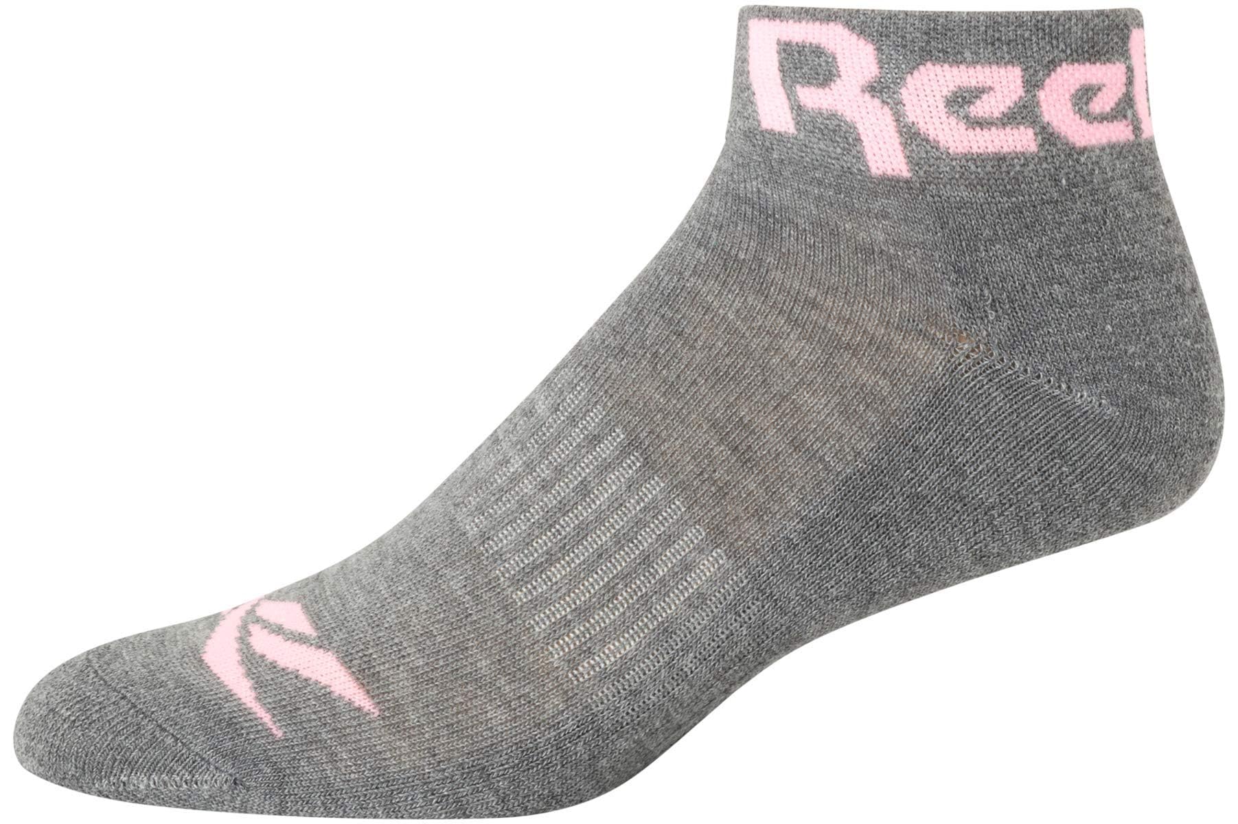 Reebok Calcetines de cuarto para mujer, paquete de 12 calcetines de tobillo con soporte de arco de rendimiento, calcetines deportivos acolchados para mujer (talla 4-10)