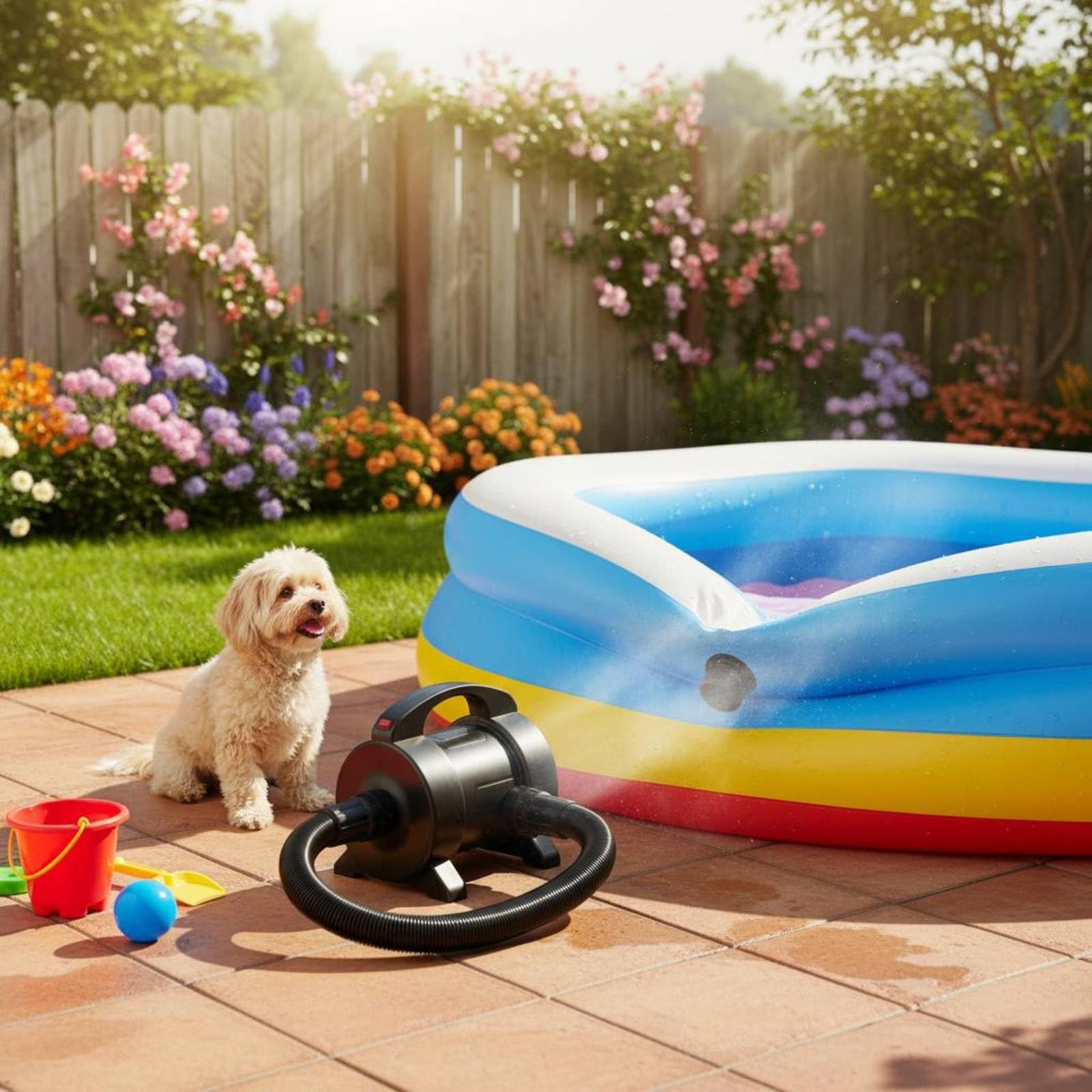 Baoblaze 1600W Pompe à Air Portable Électrique