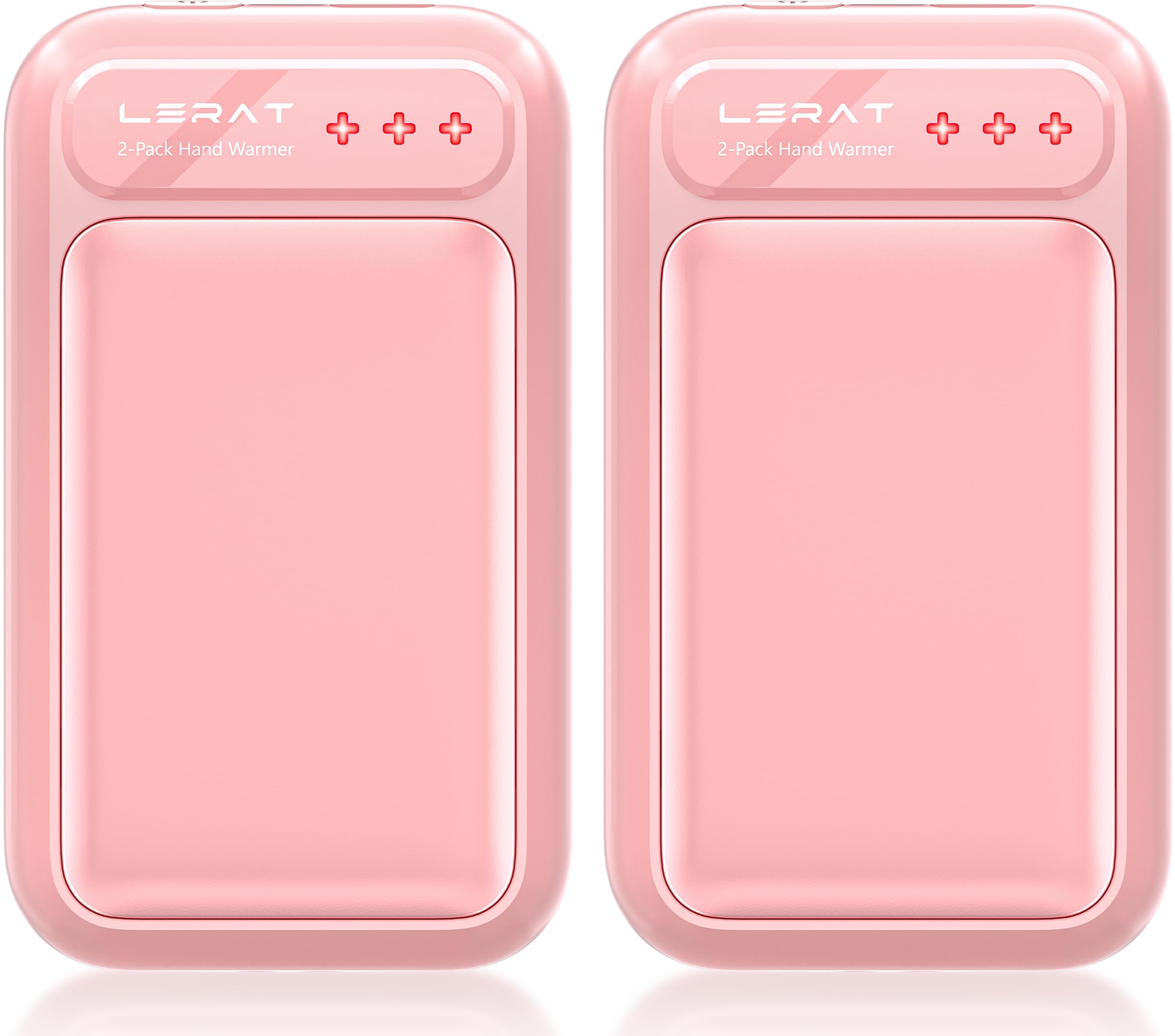 Hand Warmers Rechargeable 2 Pack, Electric Hand Warmers, Fast Heating, Portable Pocket Heater, 2 in 1 Quick Charge Hand Warmer for Outdoor Indoor, Warmer Gift for Christmas, Golf, Camping