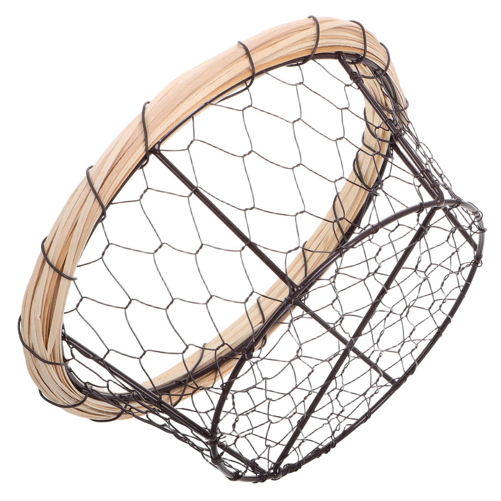 Cesta de alambre para huevos pequeña y multifuncional de cocina VALICLUD