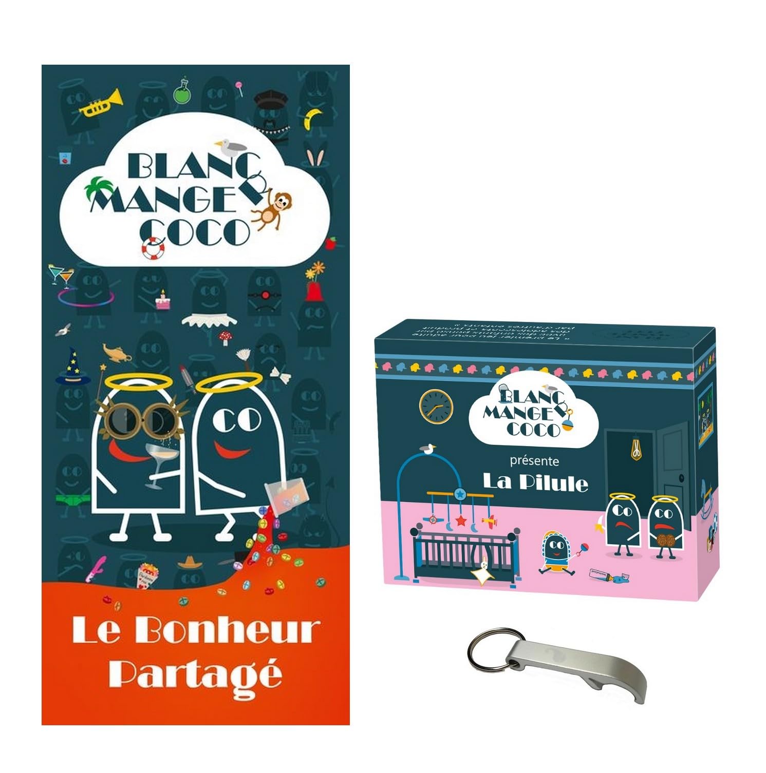 Blumie Shop Coco Eating Shared Happiness Pack White + Pill Extension + 1 Decap (Happiness + Pill)