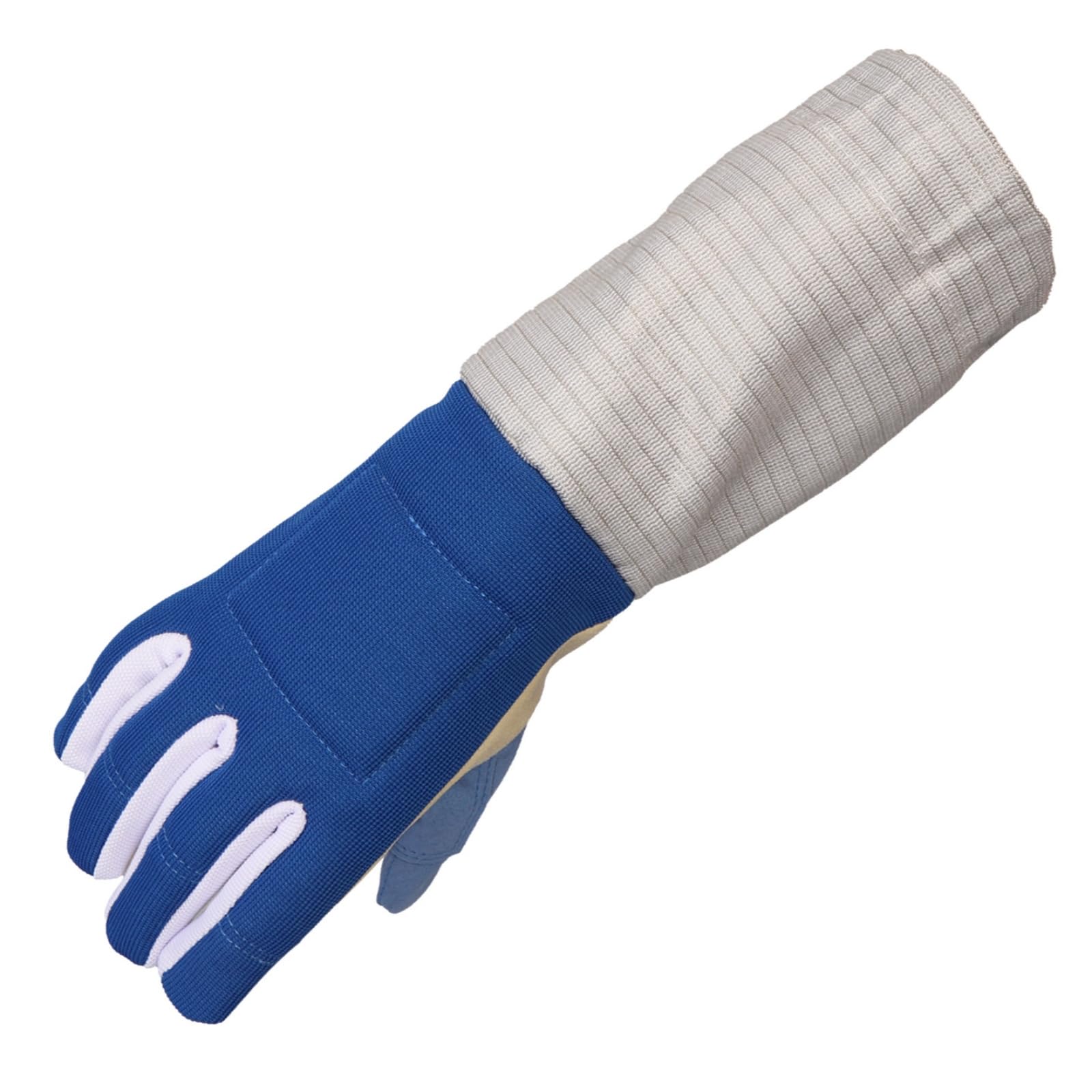 Gralara Guanto da Scherma Comodo Muffola da Scherma Professionale Guanti per Schermidori, Allenamento, Competizioni, XS, Guanto Da Scherma Per Sciabola Mano Destra Blu