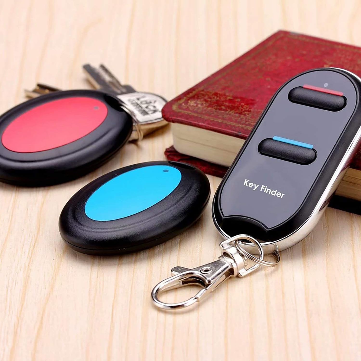 vodeson key finder tv remote control finder no smartphone needed easy to use suitable for the elderly 80db rf locator devicekey finders make noise k