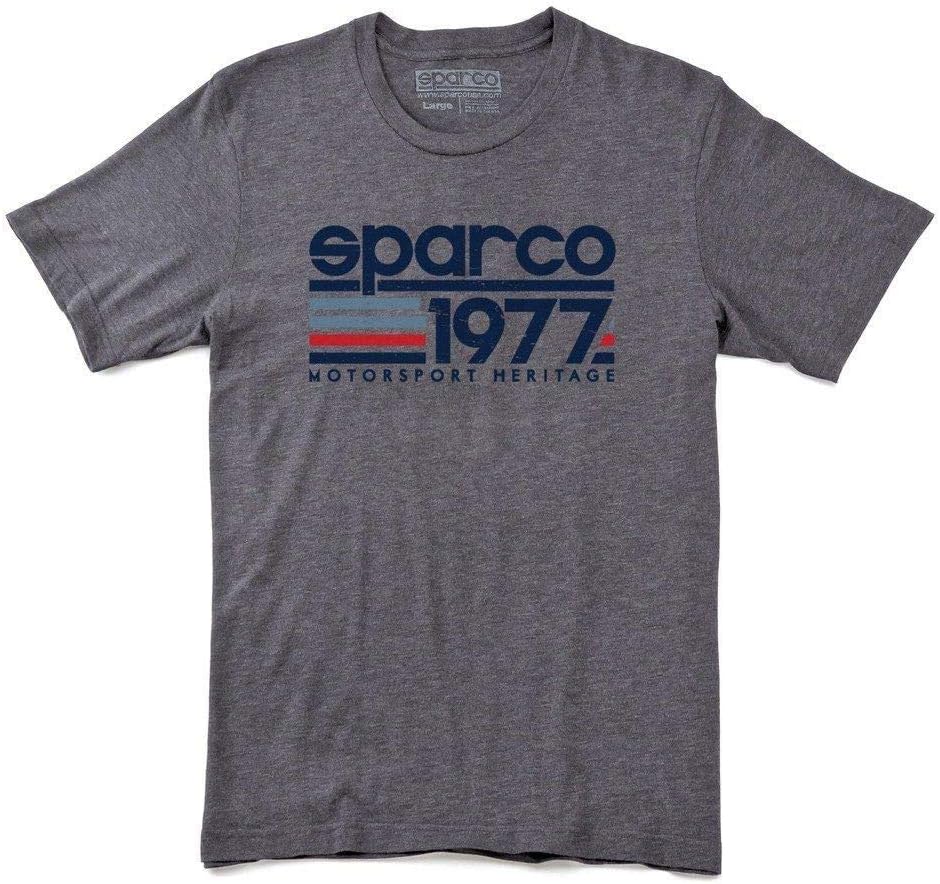 Sparco SP02900GR4XL T-Shirt (Vintage 77 Gry Xlrg)