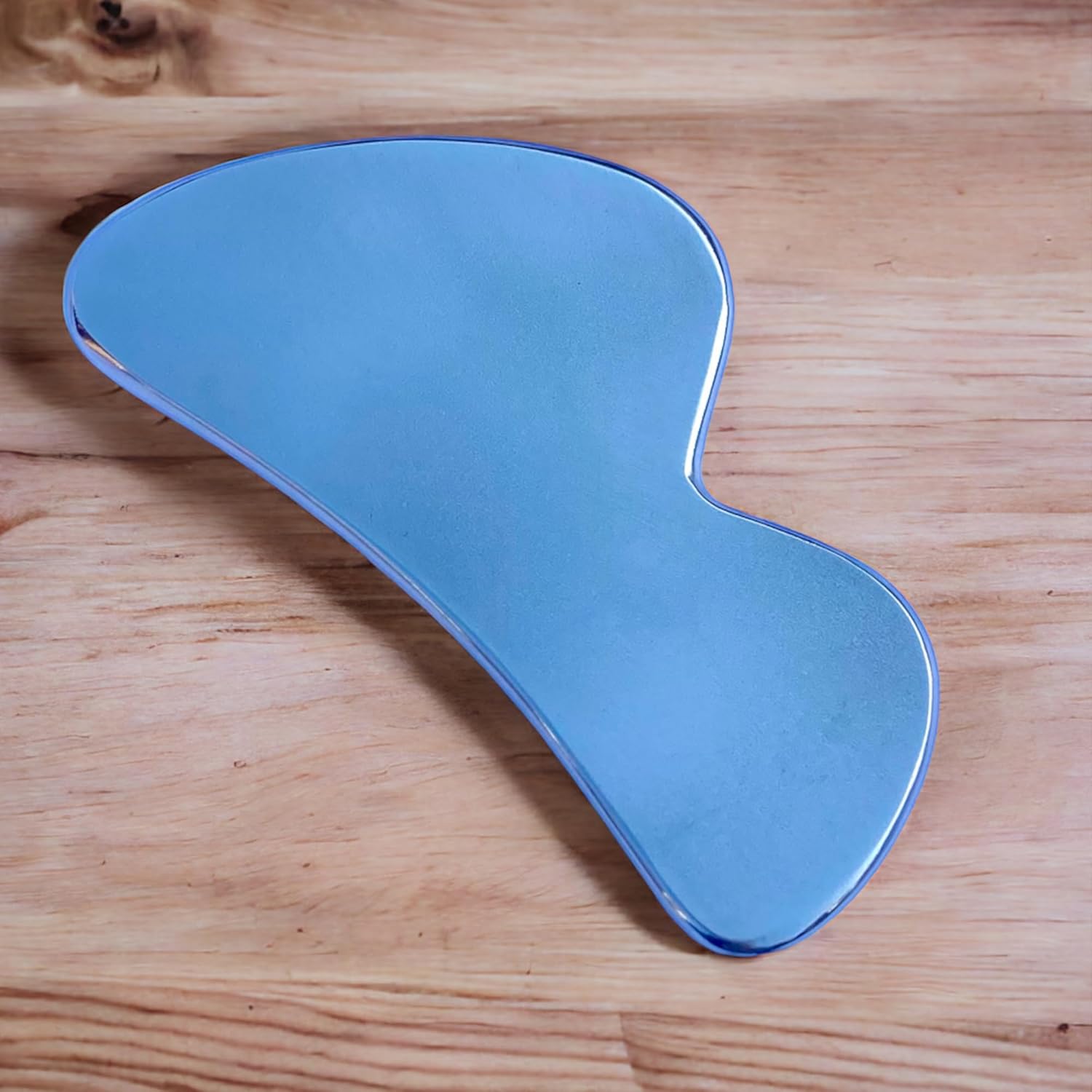 Livronic Medical Grade 304 Stainless Steel Gua Sha Guasha Massage Soft Tissue Therapy Used for Back, Legs, Arms, Neck,Handheld Massager Shoulder Face (B Shape) Livronic Medical Grade 304 Stainless Steel Gua Sha Guasha Massage Soft Tissue Therapy Used for Back, Legs, Arms, Neck,Handheld Massager Shoulder Face (B Shape)