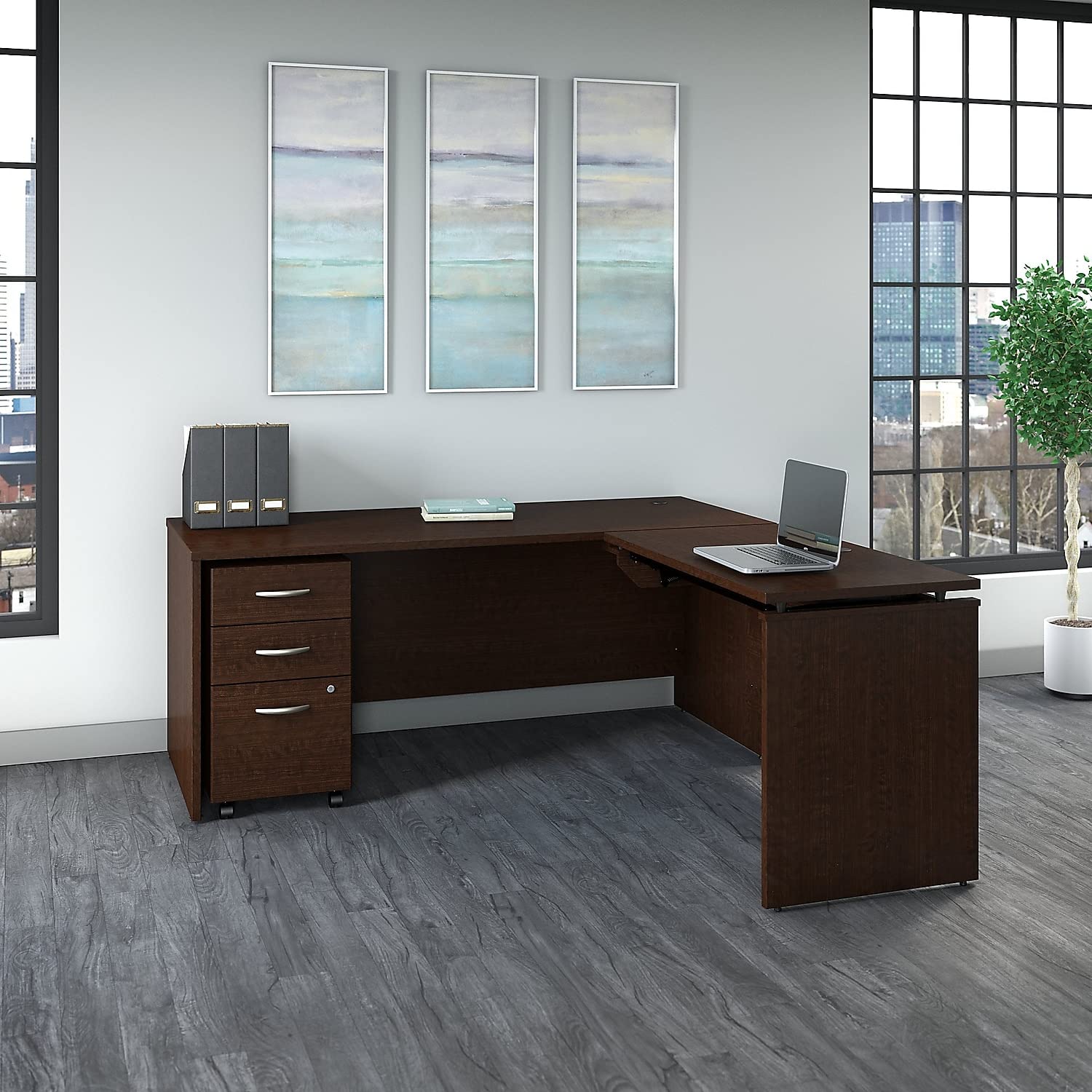 Amazon.com: Bush Business Furniture Series C 72W x 30D 3 Position