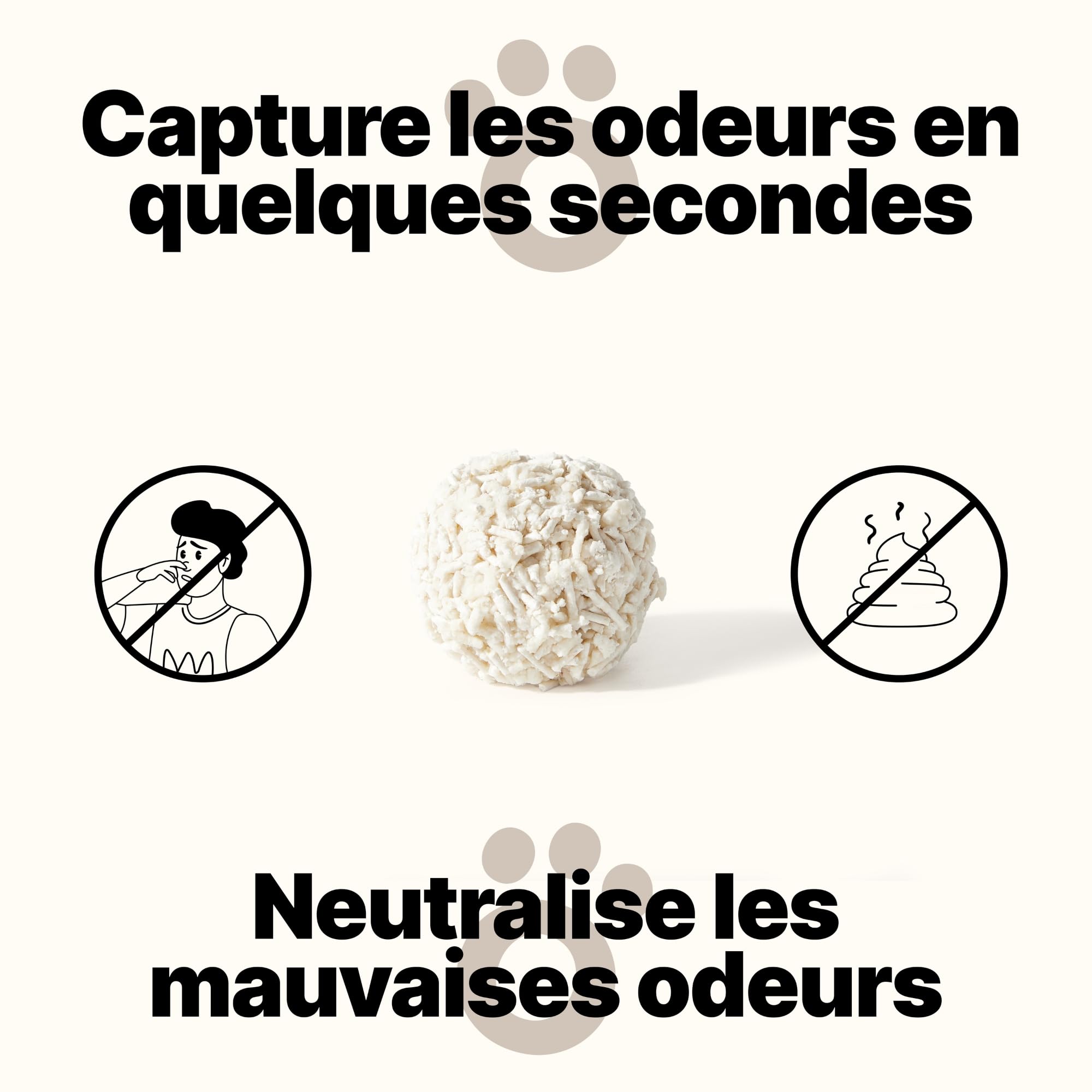 Litière au Tofu pour Chat 3,6 kg - Agglomérante et Végétale avec Fibre de Pois, 99% sans Poussière, Contrôle des Odeurs, Jetable aux Toilettes, Parfum Vanille