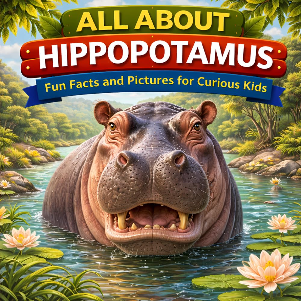 All About hippopotamus: Fun Facts and Pictures for Curious Kids