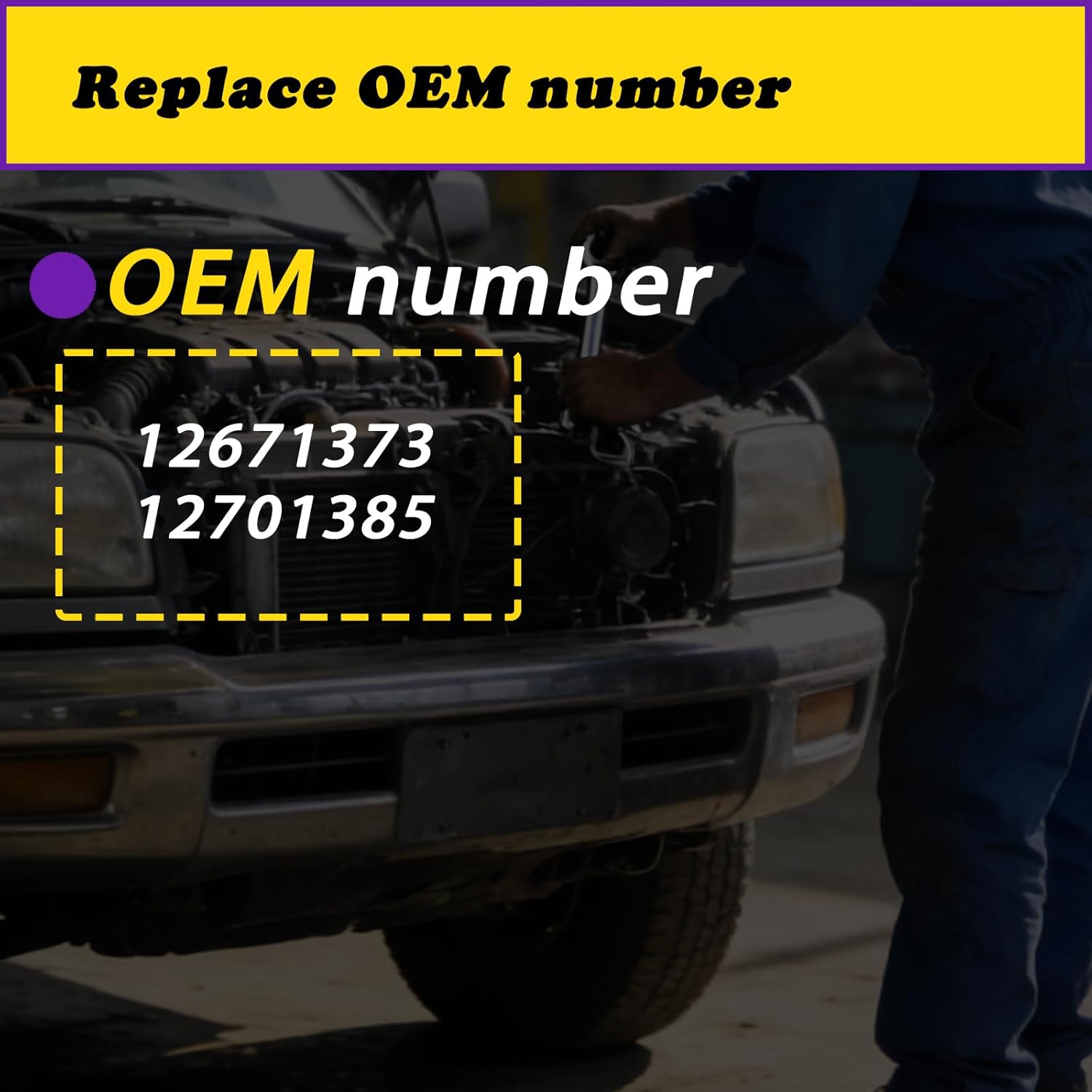 2pcs Engine Variable Valve Timing VVT Solenoid Compatible with Chevrolet Equinox Malibu Cruze Volt Spark Fit for Gmc Terrain L4 1.4L 1.5L 16 17 18 19 20 21 22 Replaces 12671373 12701385