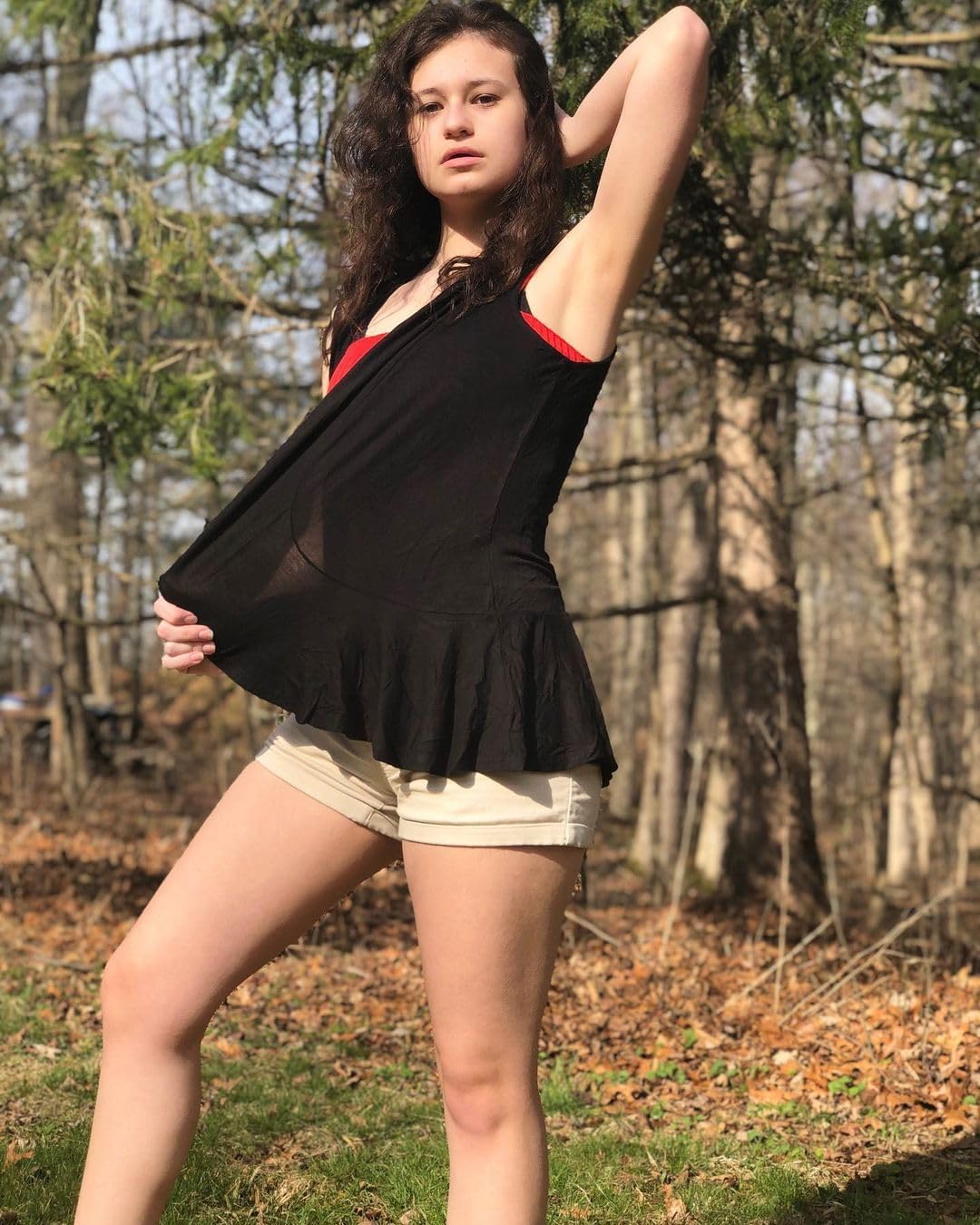 Zeagoo Women's Sleeveless Draped Open Front Cardigan Ruffles Hem Vest Small Black