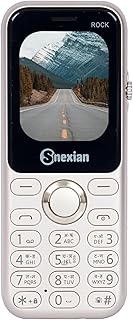 Snexian All-New Rock K300 Sleek Dual Sim |Keypad Mobile| with 2.1" Display | Scroll Key | Call & SMS Indicator|Crystal Bac... Price In India