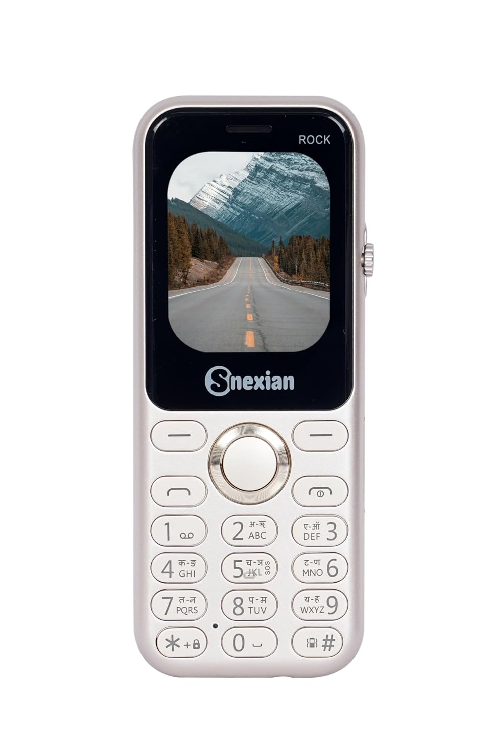 Snexian All-New Rock K300 Sleek Dual Sim |Keypad Mobile| with 2.1" Display | Scroll Key | Call & SMS Indicator|Crystal Bac...