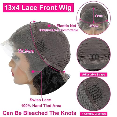 Miniatura 9 de Pelucas de cabello humano ondulado con encaje frontal para mujeres negras, transparente HD, prearrancado con bebé, densidad del 180%, línea capilar