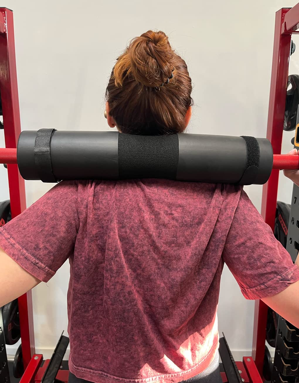 Pianka ochronna do przysiadów, podkładka pod przysiady, pianka ochronna na rzep, do treningu siłowego i fitnessu, ochrona podczas przysiadów, rozcięć, hip thrusts