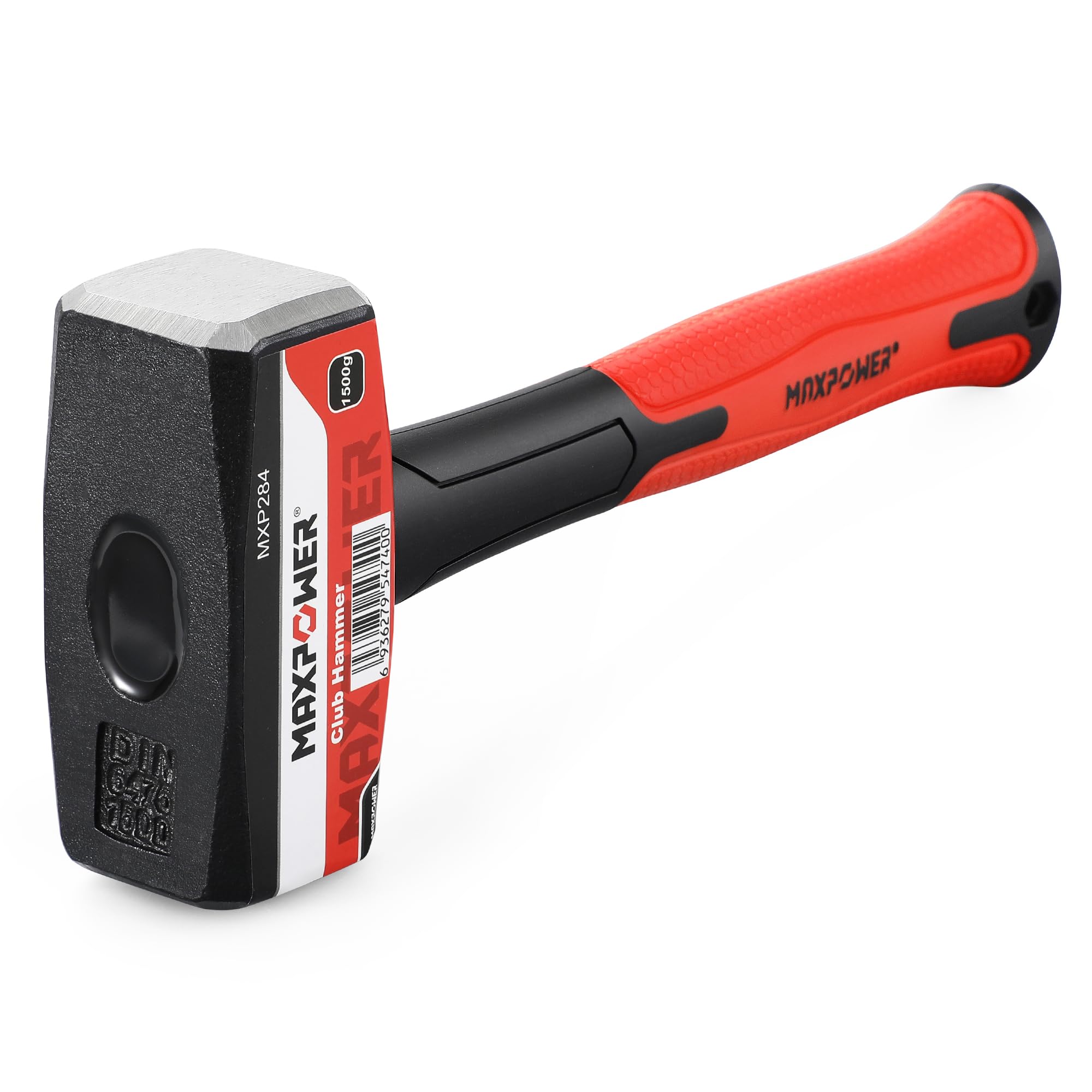 MAXPOWER 3lb Club Hammer, Small Sledge Hammer with 9 inch