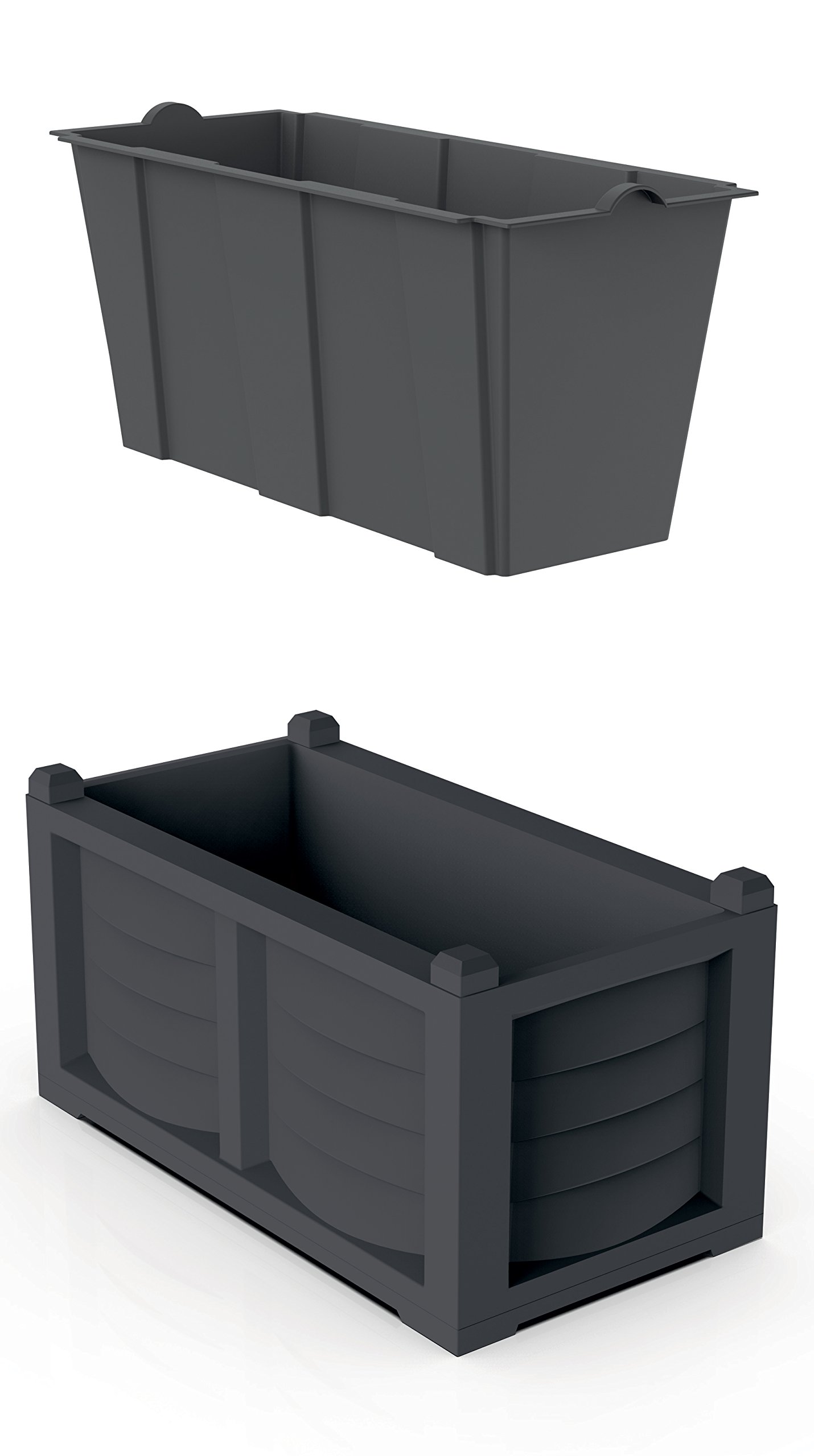 Bama 31966 Kit Arredo Antracite 80x42.5x42 cm