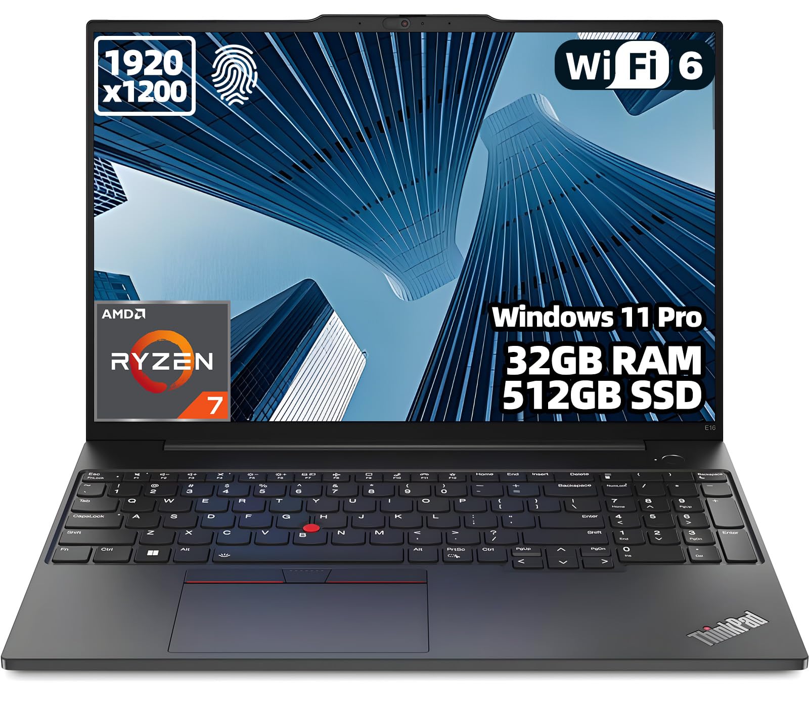 Lenovo ThinkPad E16 Business and Student Laptop, 16
