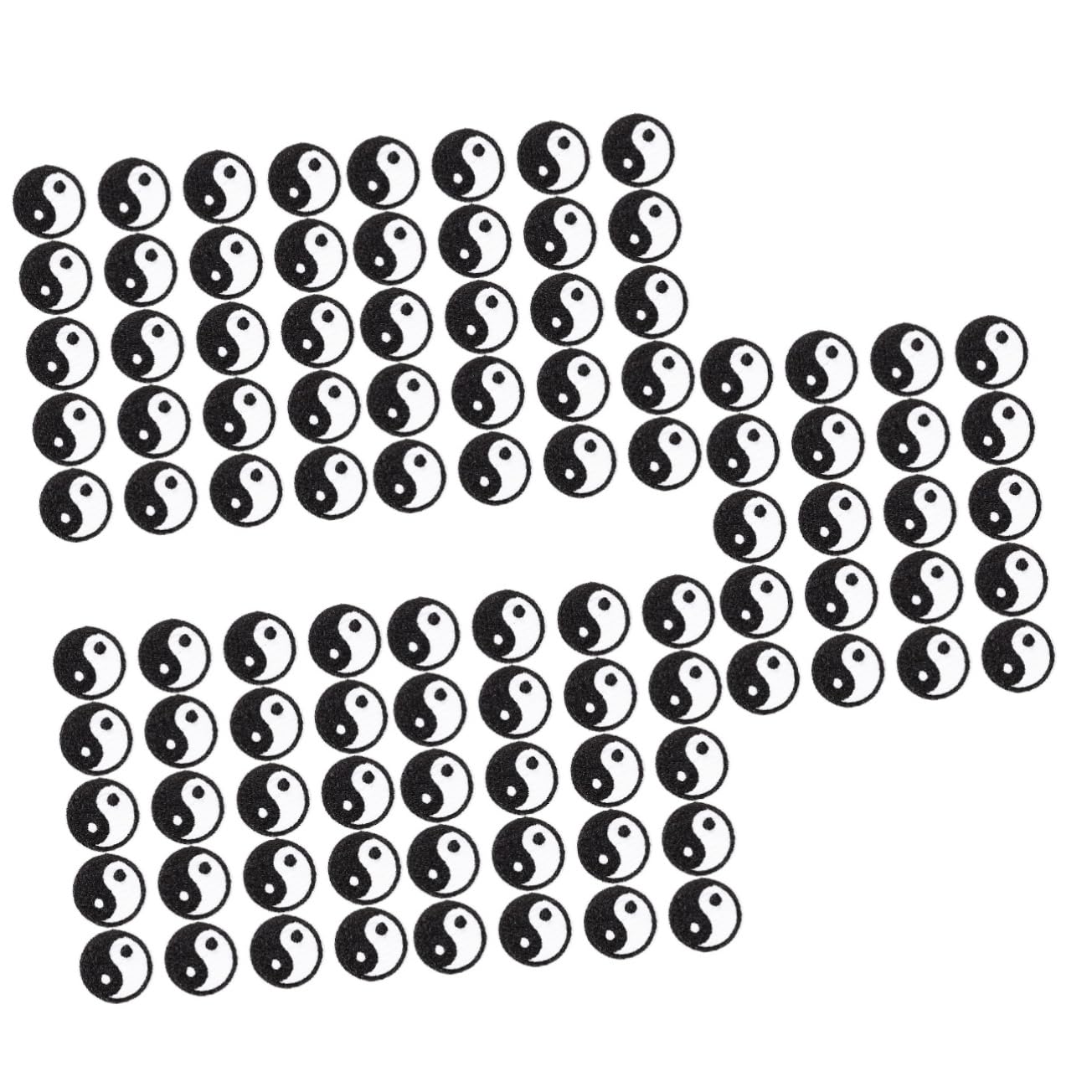 HOMSFOU 5 Set Toppe Decorative Ricamate Da Adesivi Per Abbigliamento Resistente All Usura Patches Sostituibili Stile Per Cappotti 20 Pezzi * 5