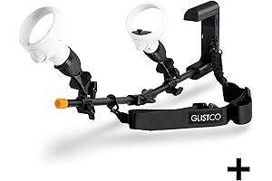 PROtube VR Quest 2 Carbon Fiber Controller Stock Adapter and Rifle Grip