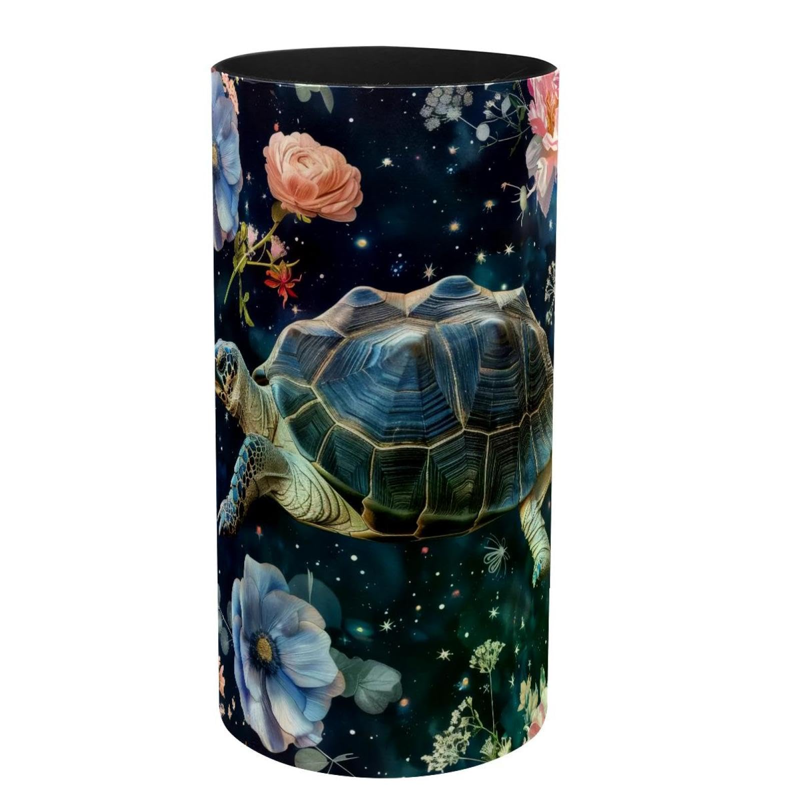 Boîte à musique en métal fleurs et tortue, le cadeau idéal pour le bureau