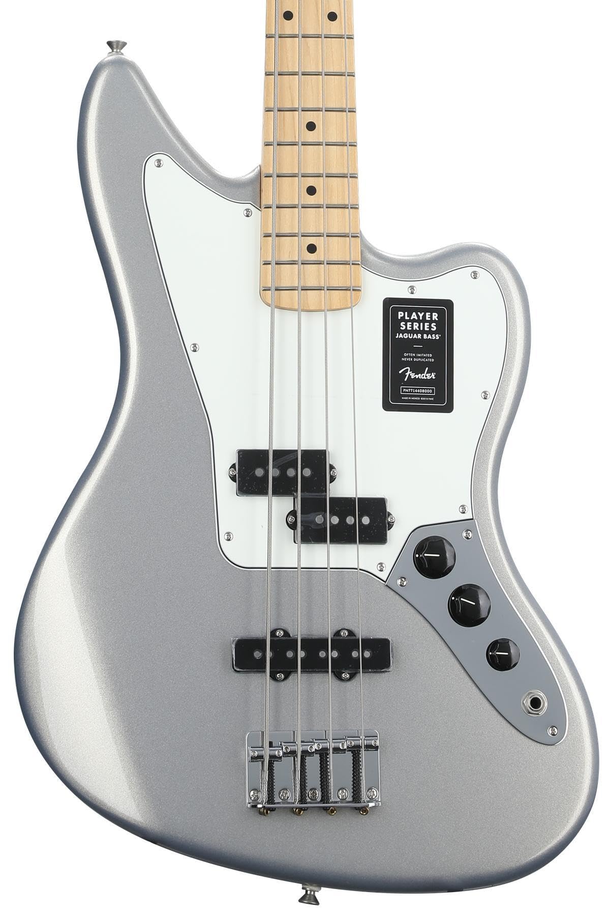 Amazon.co.jp: Fender エレキベース Player Jaguar Bass®, Silver