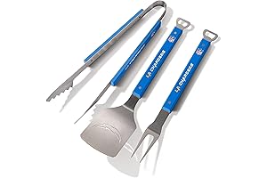Los Angeles Chargers 3-Piece BBQ Set: Fanatic Gear for Grilling Greatness