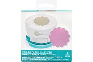 We R Memory Keepers Clear Cut Punch Scallop Circle Punch