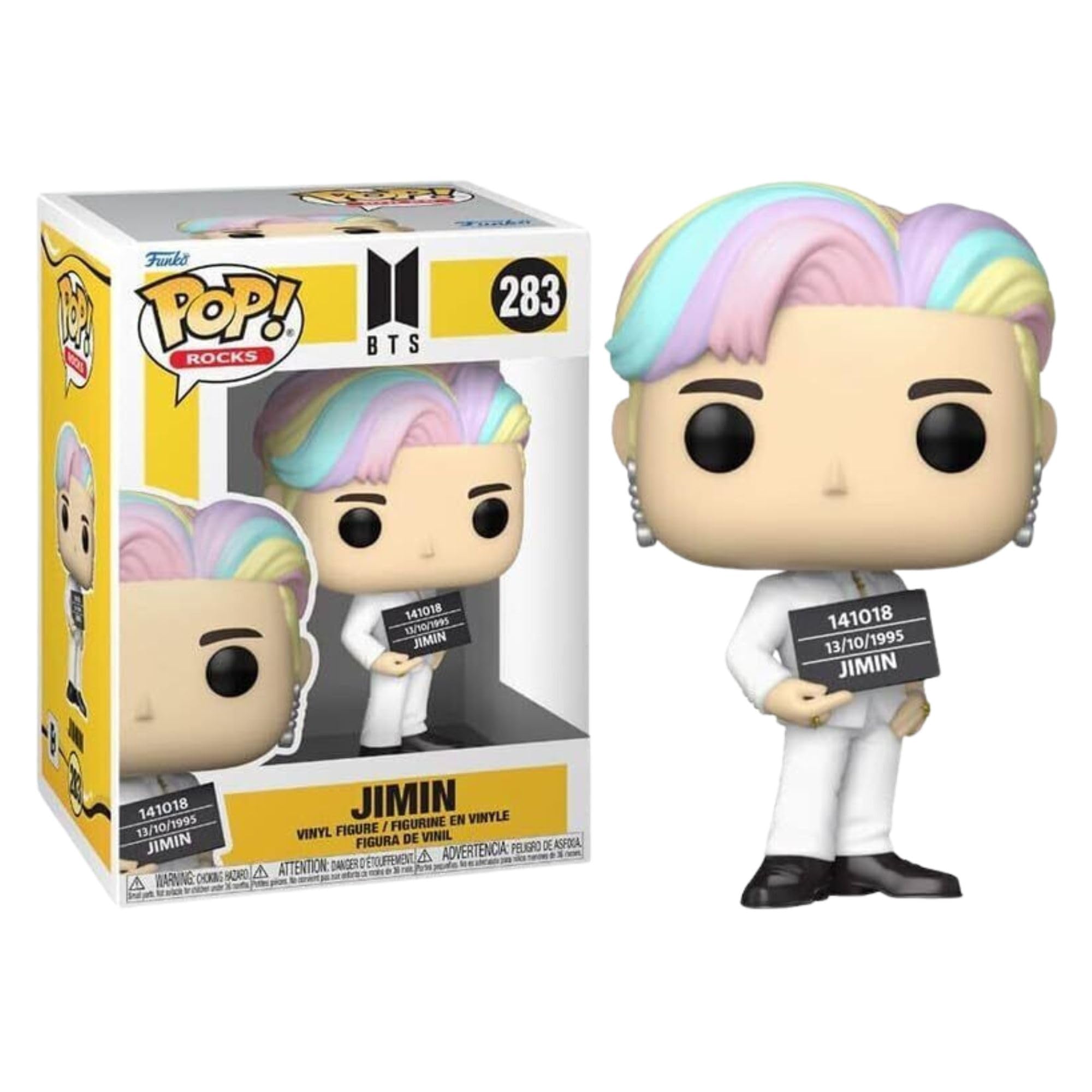 MONKEYTAIL Plastic BTS Army - Jimin K-Pop Collectible Figure | Toy Doll for Study Table, Office Desk, Car Dashboard, Room Decor | Ideal Gift for Kids & Teens, 6 cm, 4.7 cm