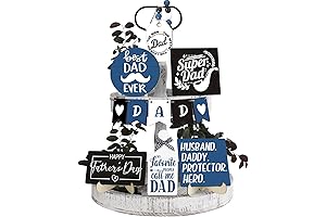 Father's Day Tiered Tray Decor: A Nostalgic Expression of Gratitude