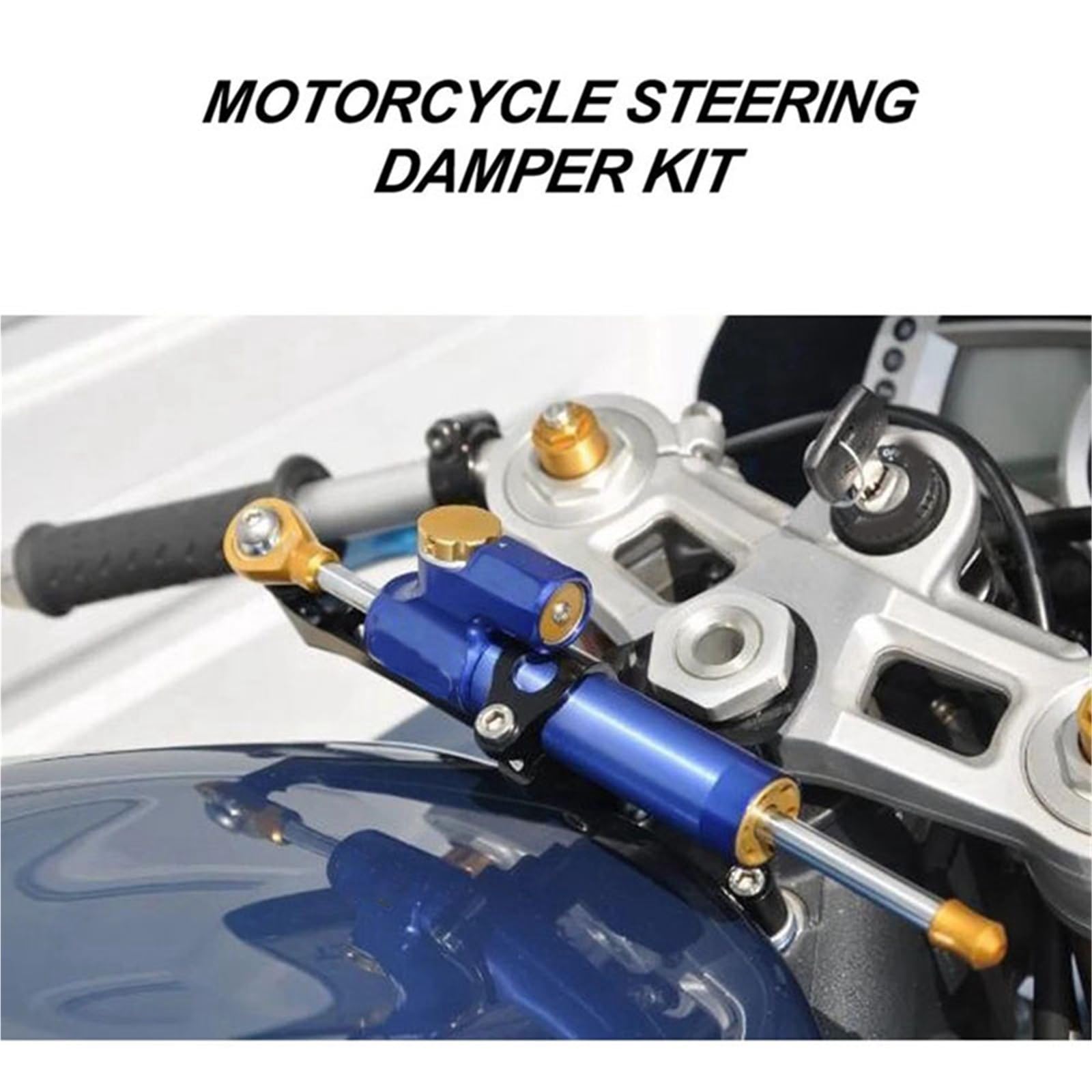 Kit De Soporte Montaje Amortiguador Estabilizador Dirección Motocicleta para Yamaha YZF-R6 YZF600 2003 2004 2005