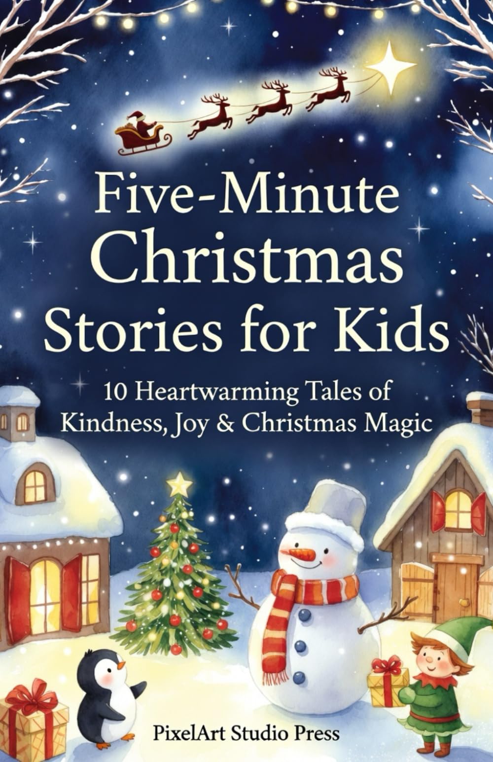 Five-Minute Christmas Stories for Kids : A Cozy Holiday Collection of Kindness, Joy & Christmas Magic: 10 Heartwarming Christmas Tales for Ages 3–8 | ... Stories with Gentle Life Lessons | SERIES)