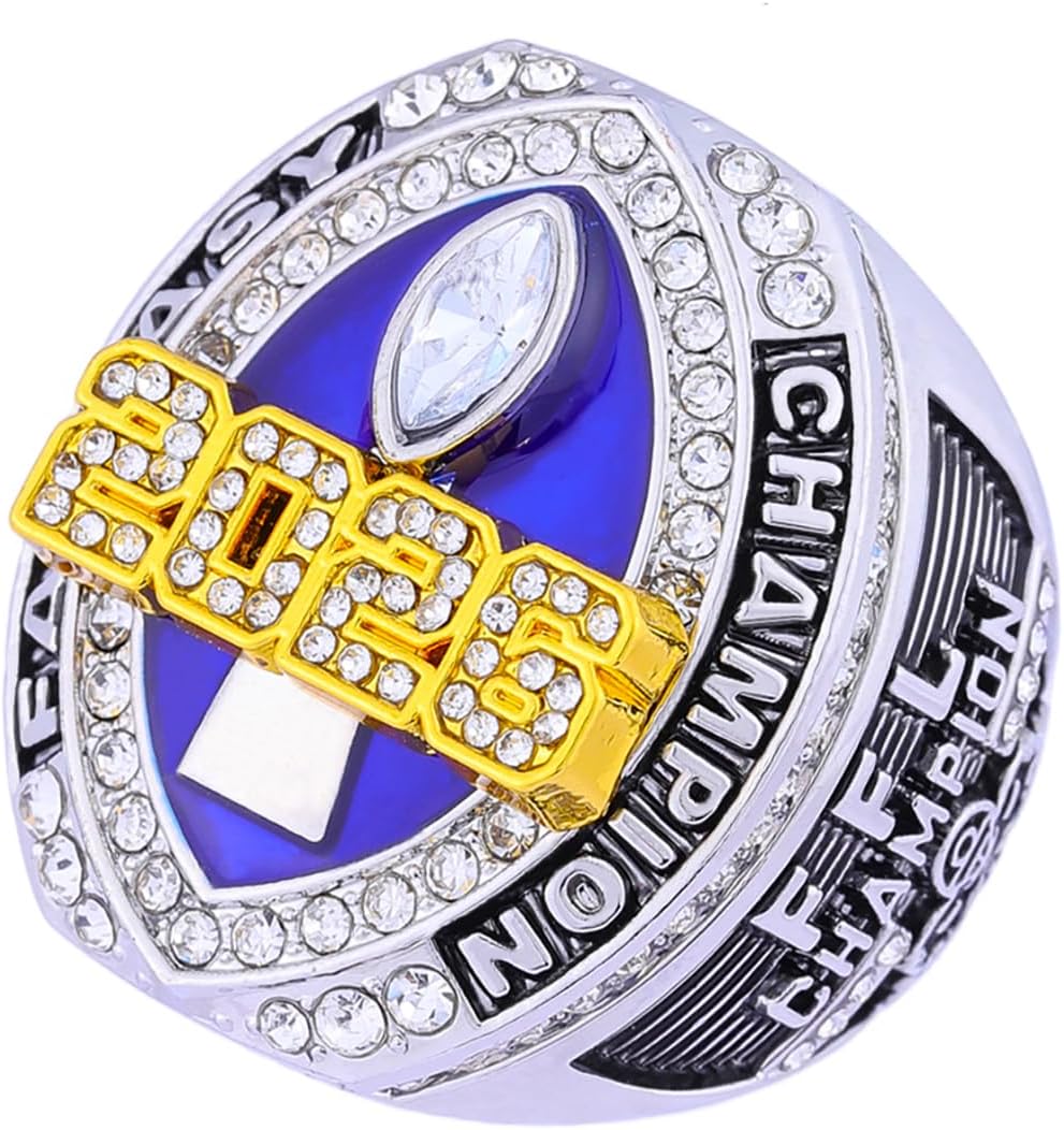 2026 Fantasy Football Championship Ring Trophy Award Prize Trophy Sports Winner MVP FFL Ring