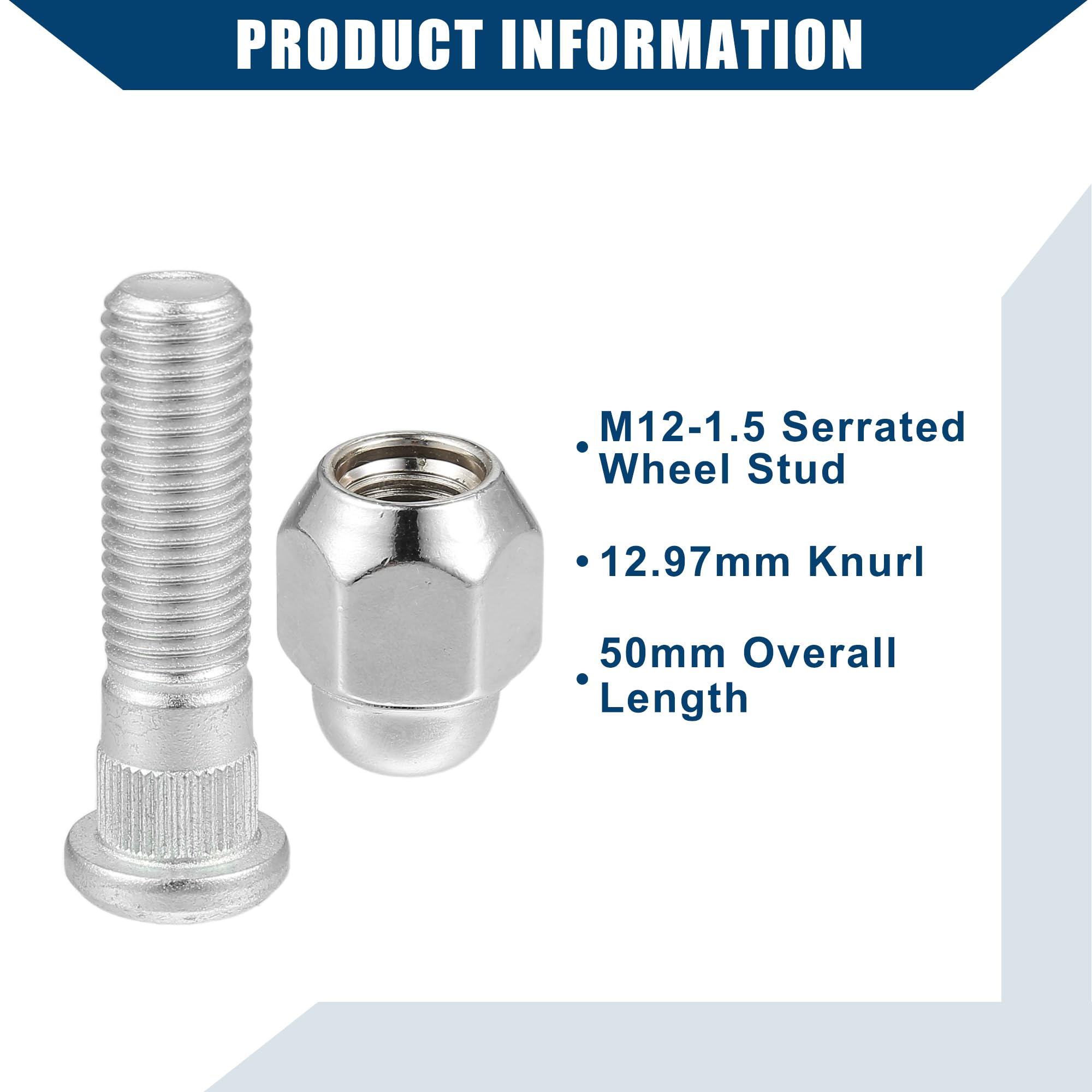 A ABSOPRO No.52950-14140 Bullone per perno ruota M12-1.5 per Hyundai Elantra per Kia