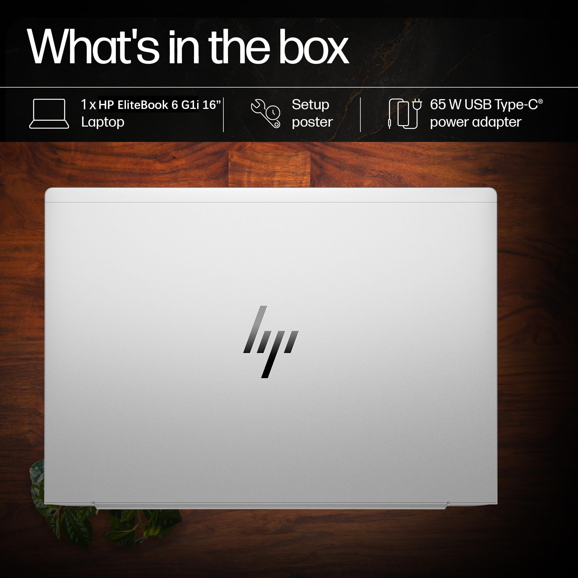 HP EliteBook 6 G1i 16" FHD+ Copilot AI Business Laptop Computer, Intel 12-Core Ultra 7 255U, 32GB DDR5 RAM, 1TB PCIe SSD, WiFi 6E, BT 5.3, 5MP Webcam, Backlit KB, Fingerprint Reader, Windows 11 Pro