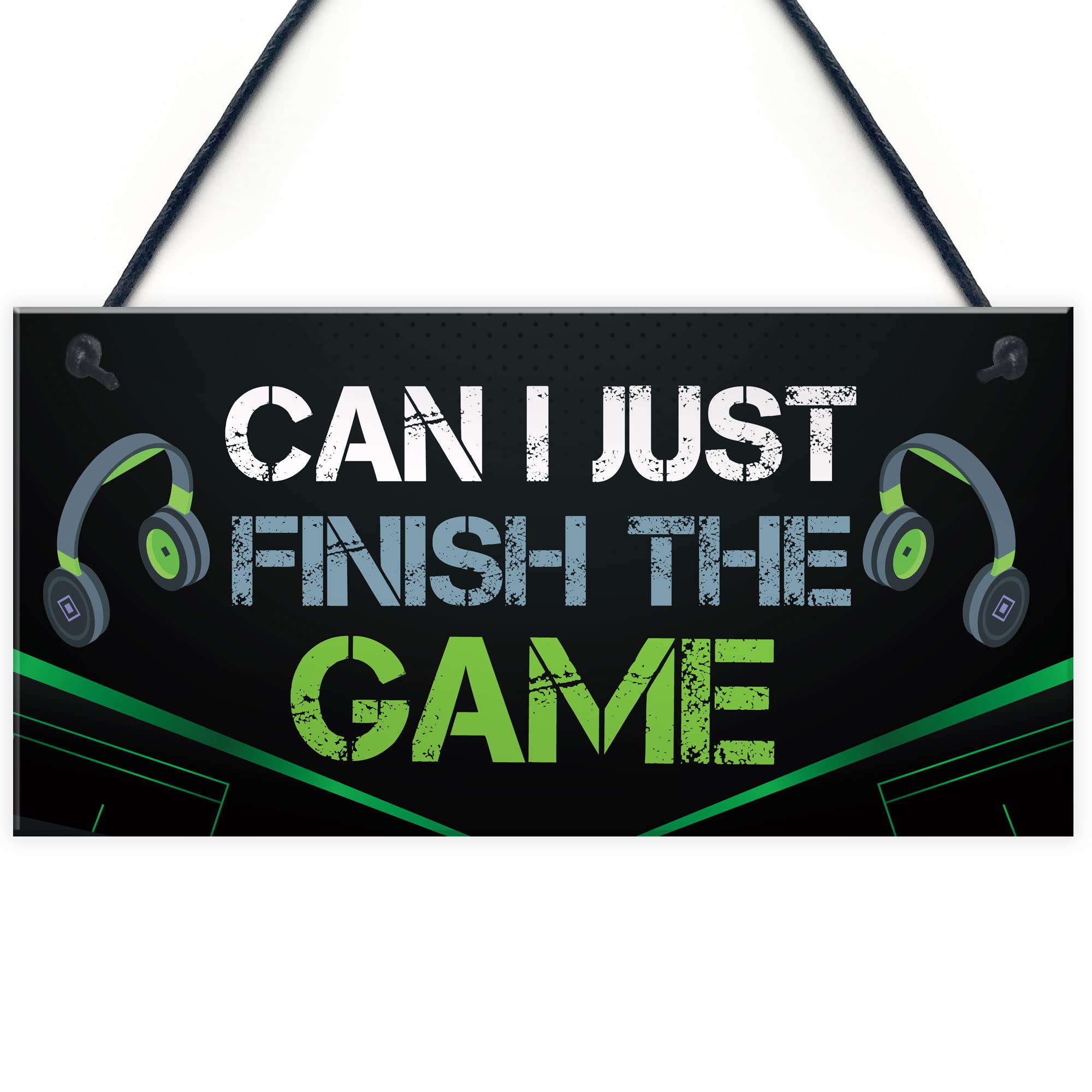 Red Ocean Gamer Gifts Funny Gaming Sign For Games Room Boys Bedroom Christmas Gifts For Son or Brother